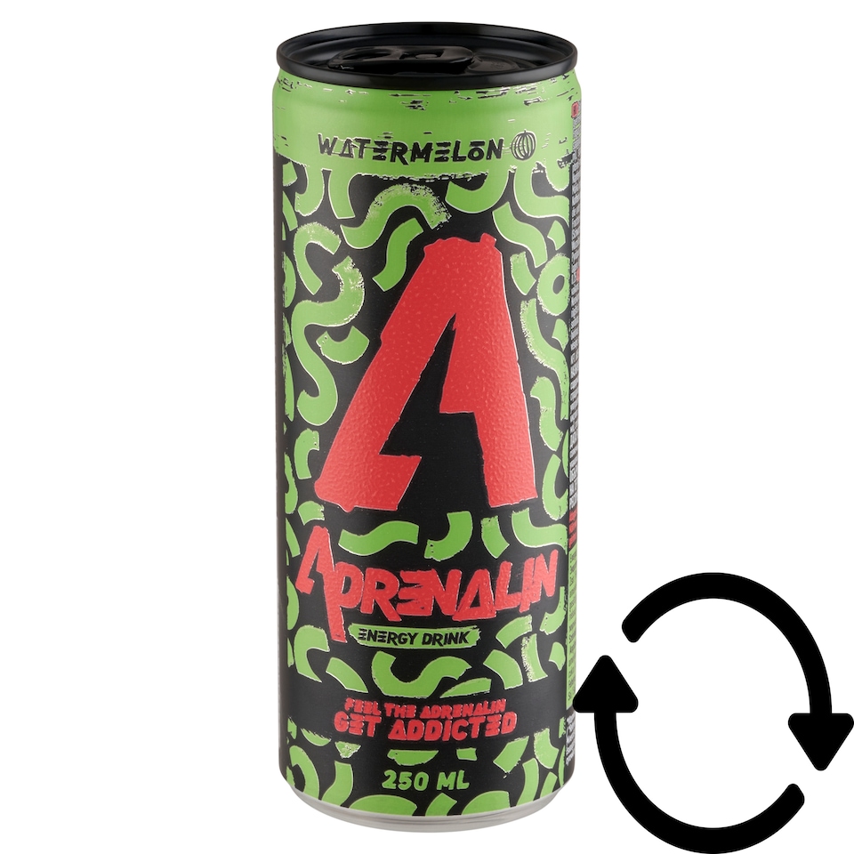 Adrenalin görögdinnye ízű szénsavas energiaital 250 ml