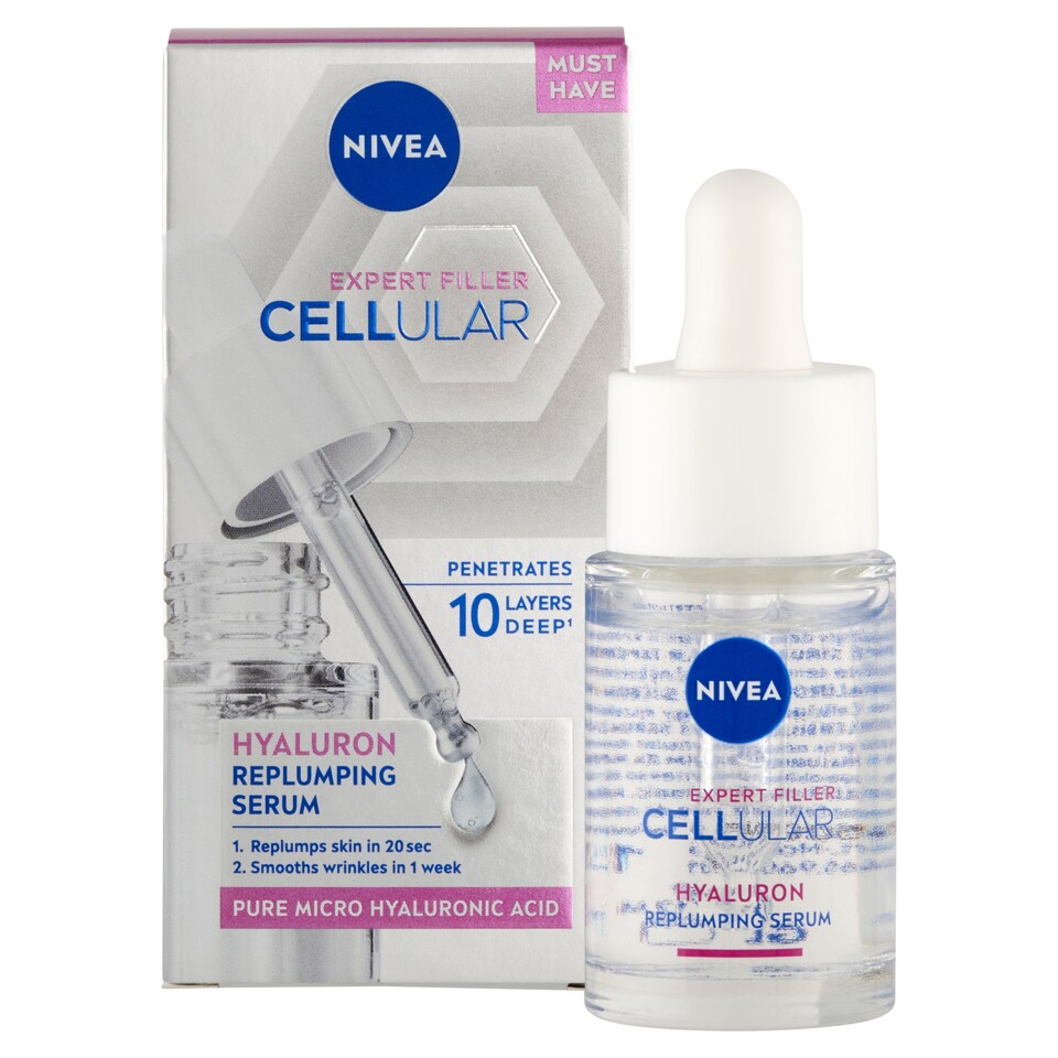 image 1 of NIVEA Cellular Expert Filler Hialuron feltöltő szérum 15 ml