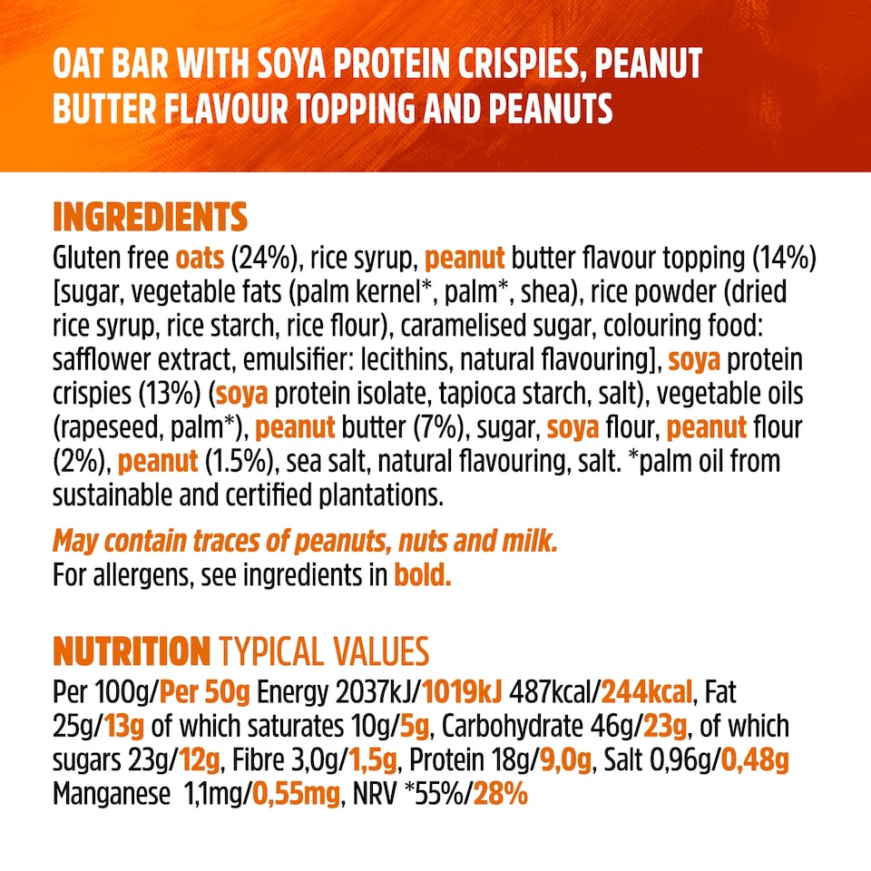image 1 of TREK Peanut Butter Protein Flapjacks Multipack 3 x 50g