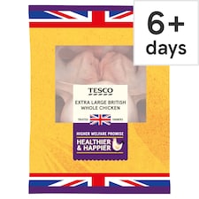 Tesco Extra Large Whole Chicken 2.1-2.6kg