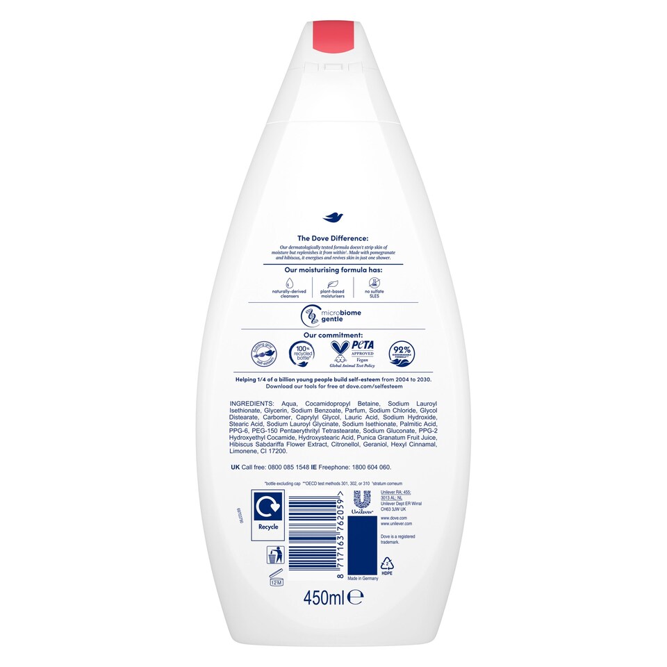 image 1 of Dove Bodywash 450Ml Revive