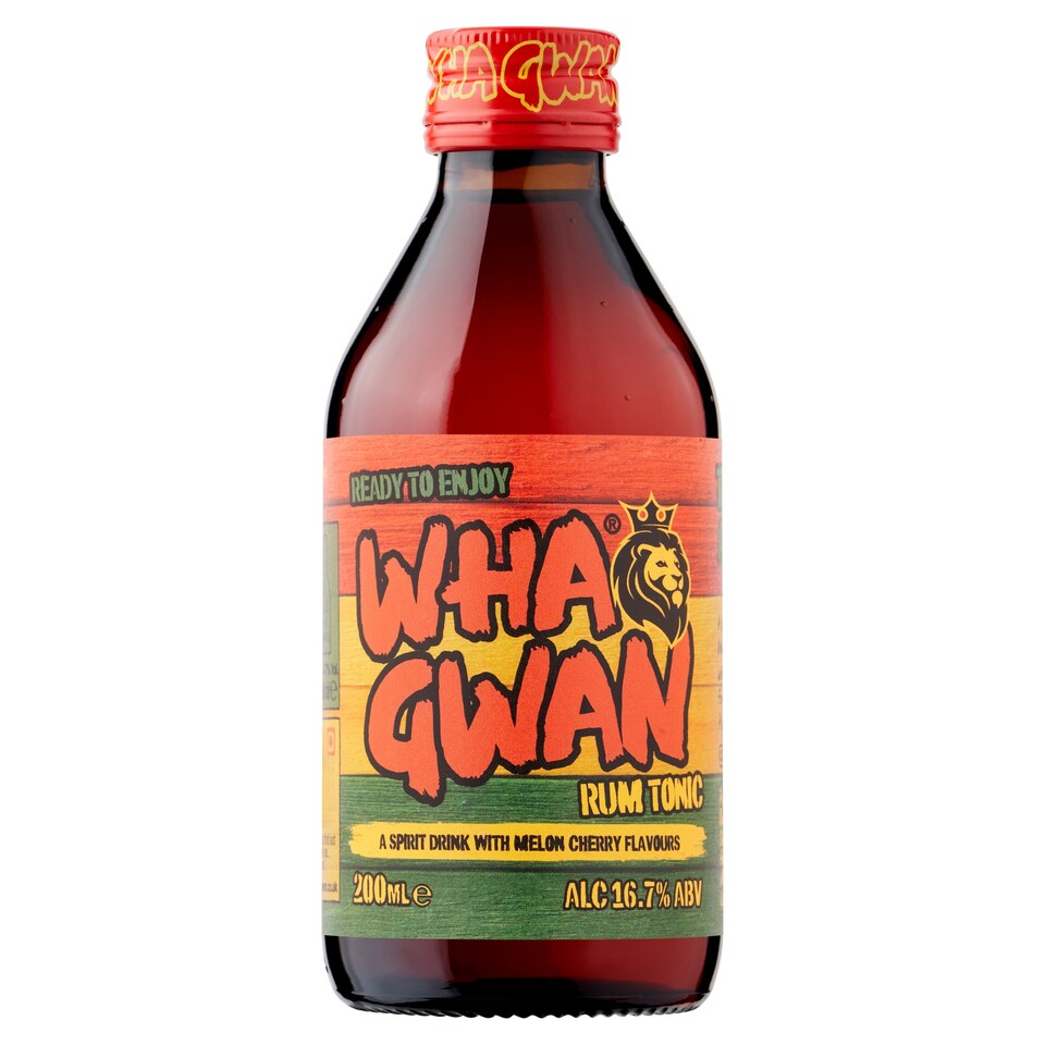 Wha Gwan Melon Cherry Rum Tonic 16.7% 200ml
