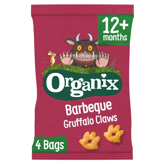 Organix Barbeque Gruffalo Claws 4X15g Tesco Groceries