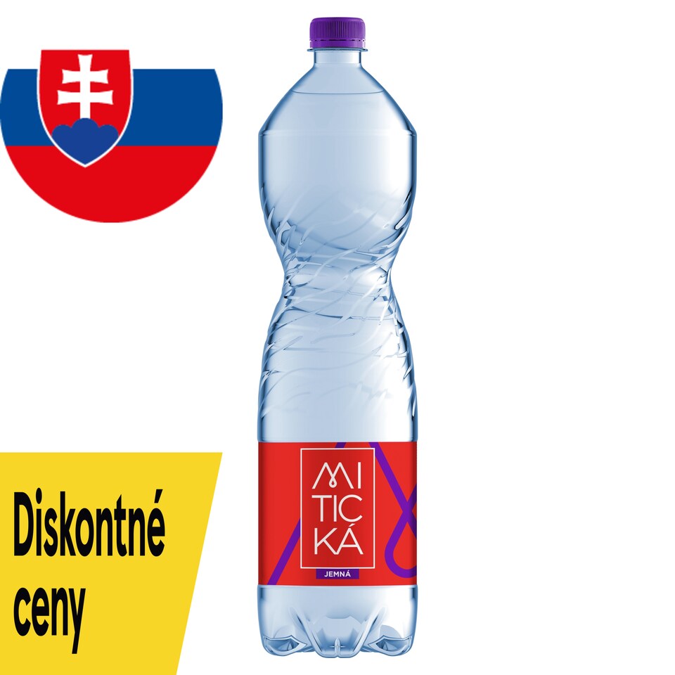 Mitická Prírodná minerálna voda jemne perlivá 1,5 l