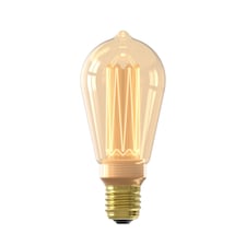 Calex Decorative Gold Led E27 Rustic Bulb