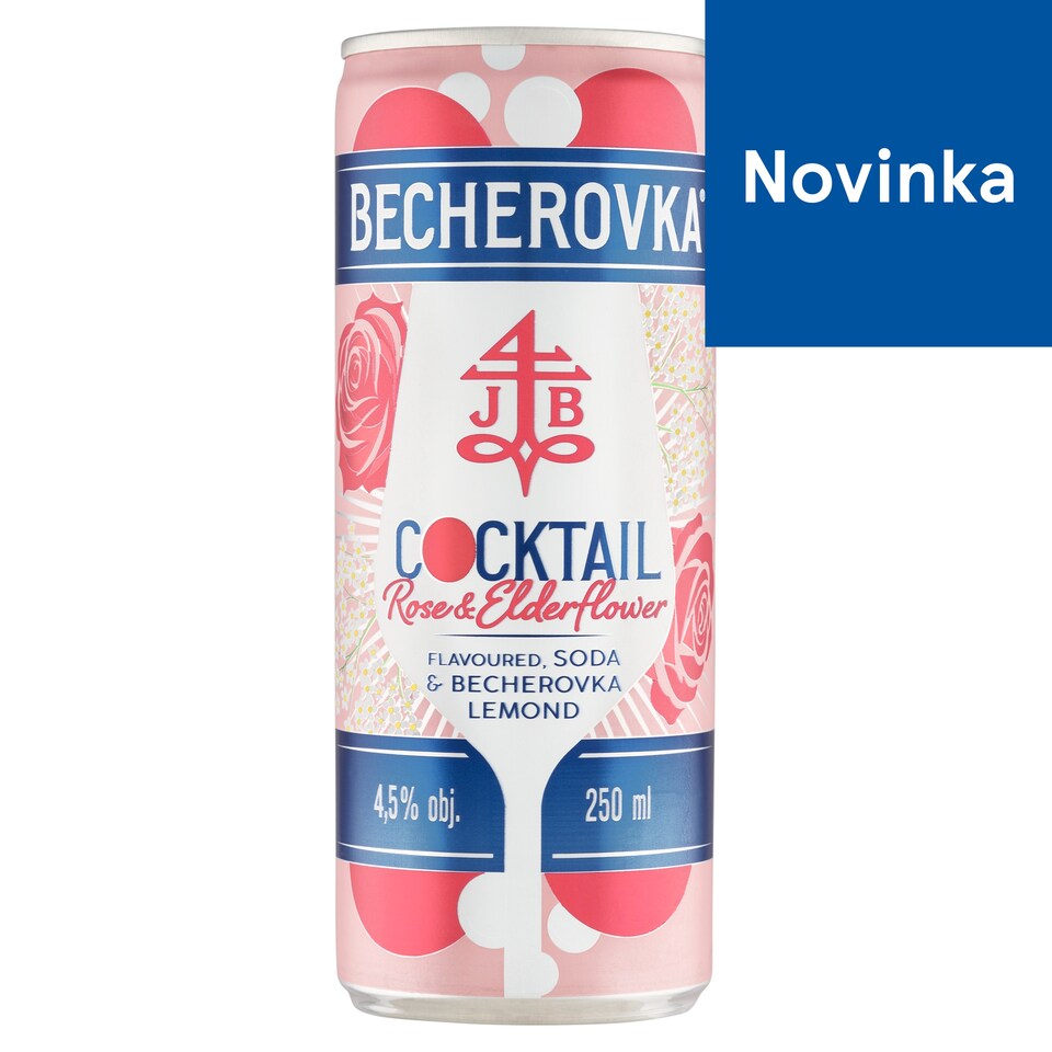 image 1 of Becherovka Cocktail Rose & Elderflower 250 ml