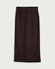 image 4 of F&F Textured Co-ord Midi Skirt in Brown