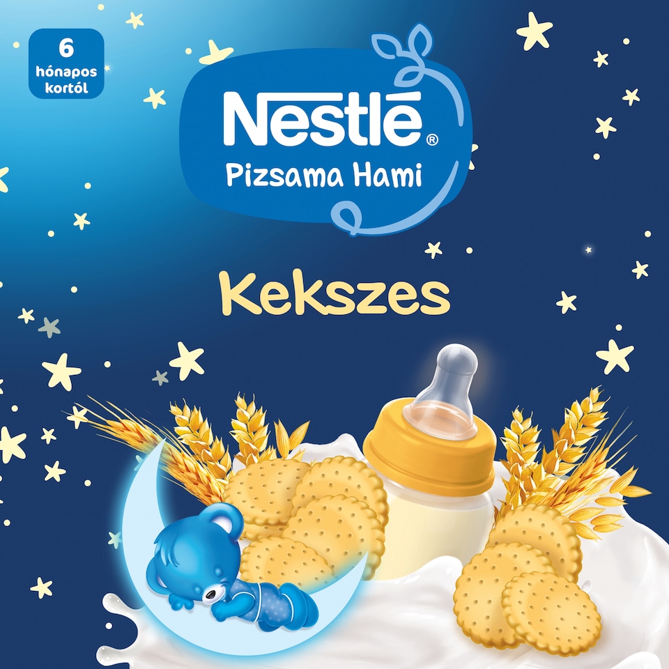 image 1 of Nestlé Pizsama Hami UHT Liquid Baby Food with Biscuit and Cereal 6+ Months 2 x 200 ml (400 ml)