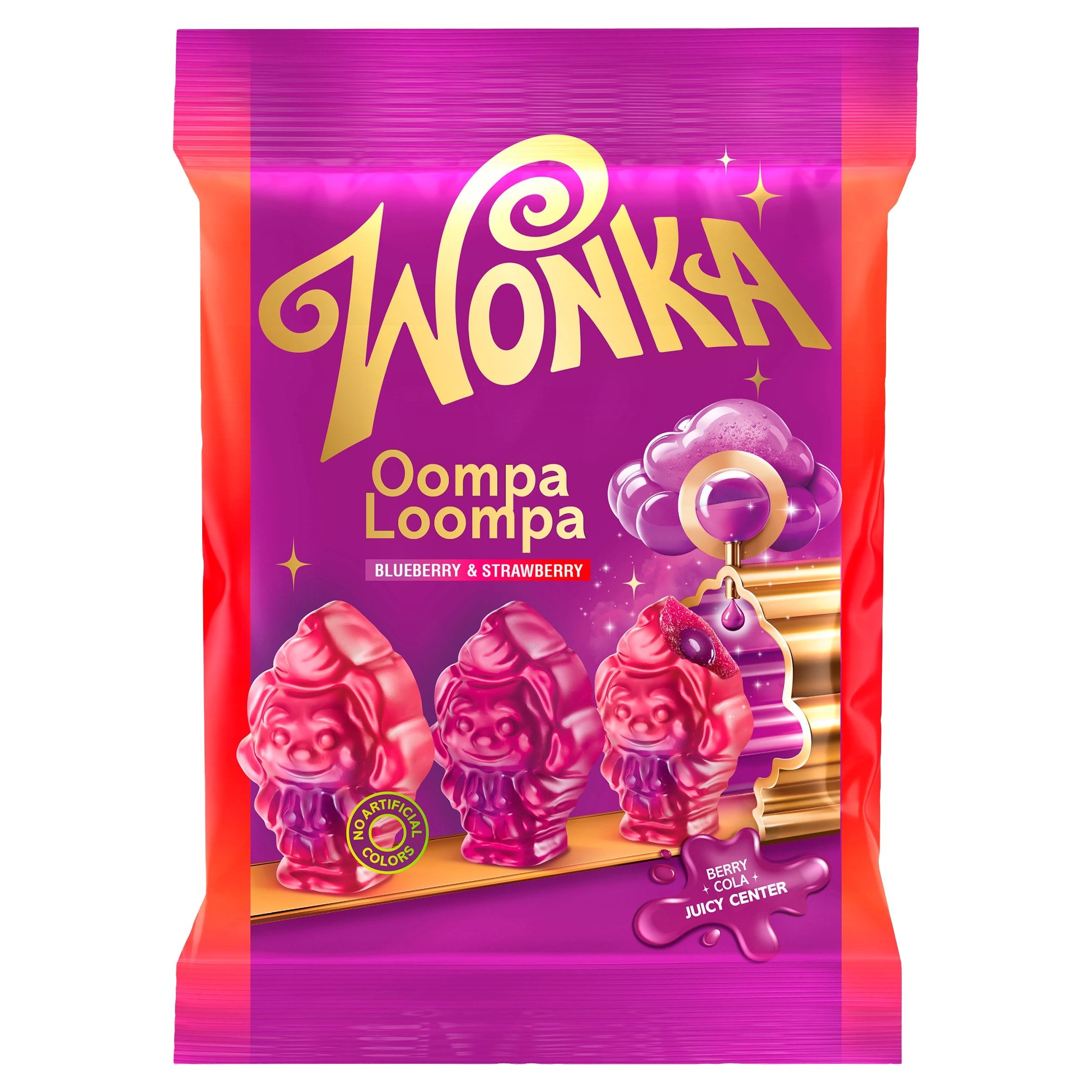 Wonka Oompa Loompa Gummies Blueberry & Strawberry 142g