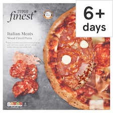 Tesco Finest Italian Meats Wdfired Pizza 510G