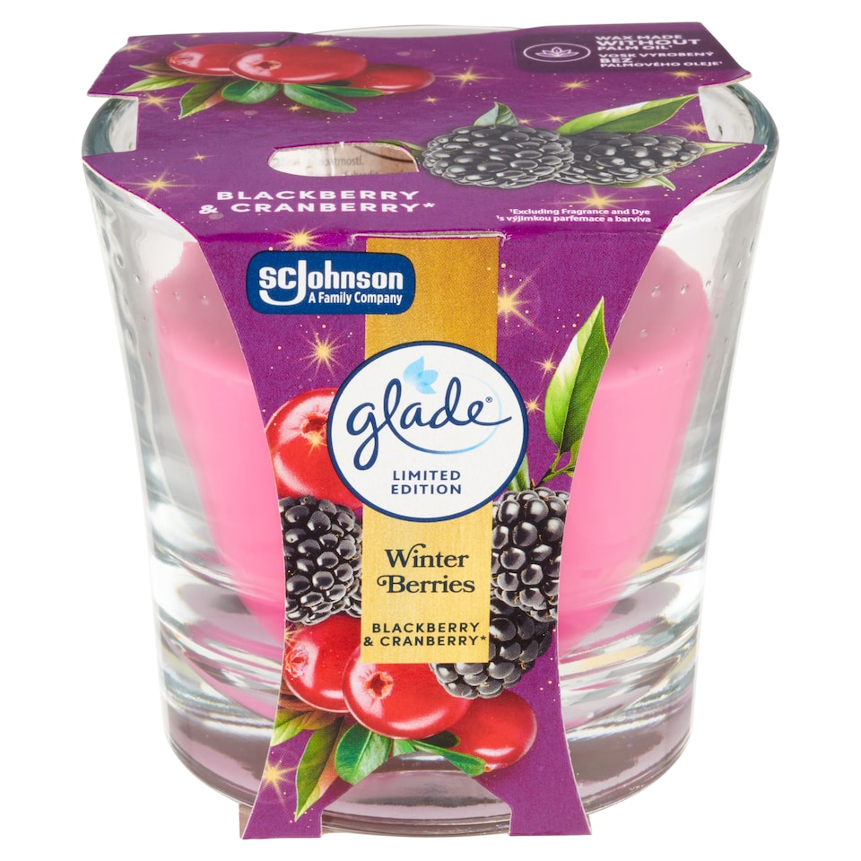 obrázok 1 z Glade Winter Berries parfumovaná sviečka 112 g