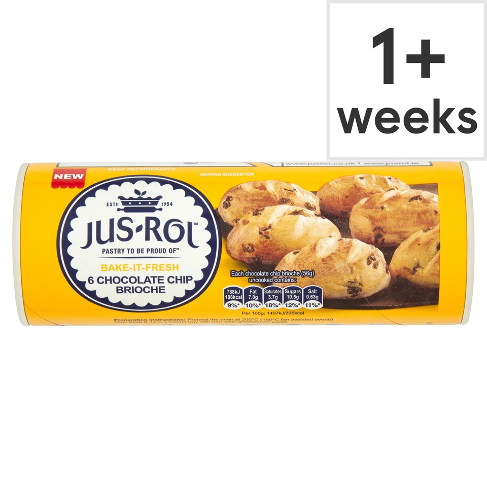Jus-Rol Chocchip Brioche 335g