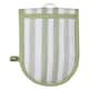 image 2 of F&F Home Spring Green Stripe Oven Gloves