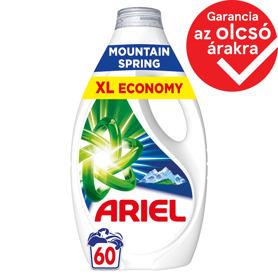 image 1 of Ariel Washing Liquid, 60 Washes, Mountain Spring