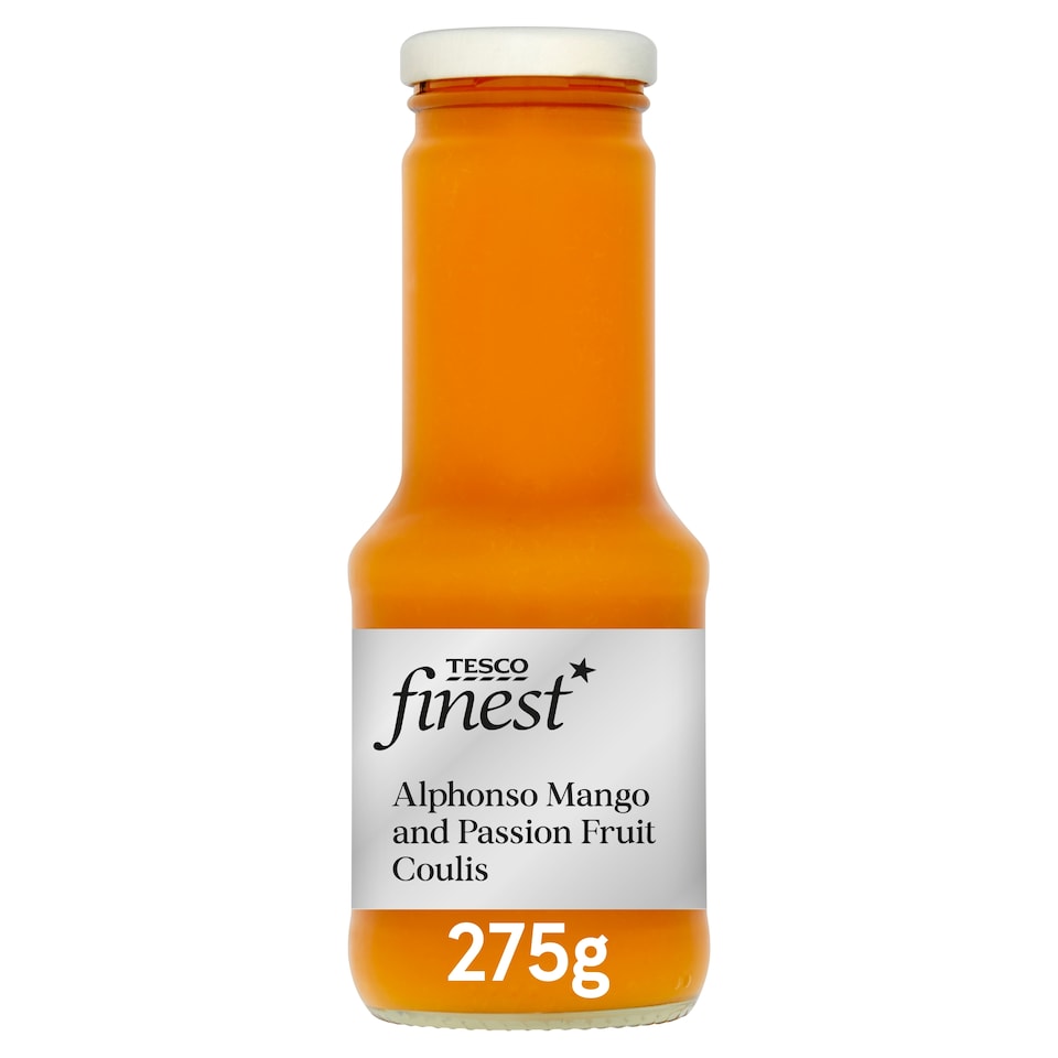 Tesco Finest Alphonso Mango & Passion Fruit Coulis 275G