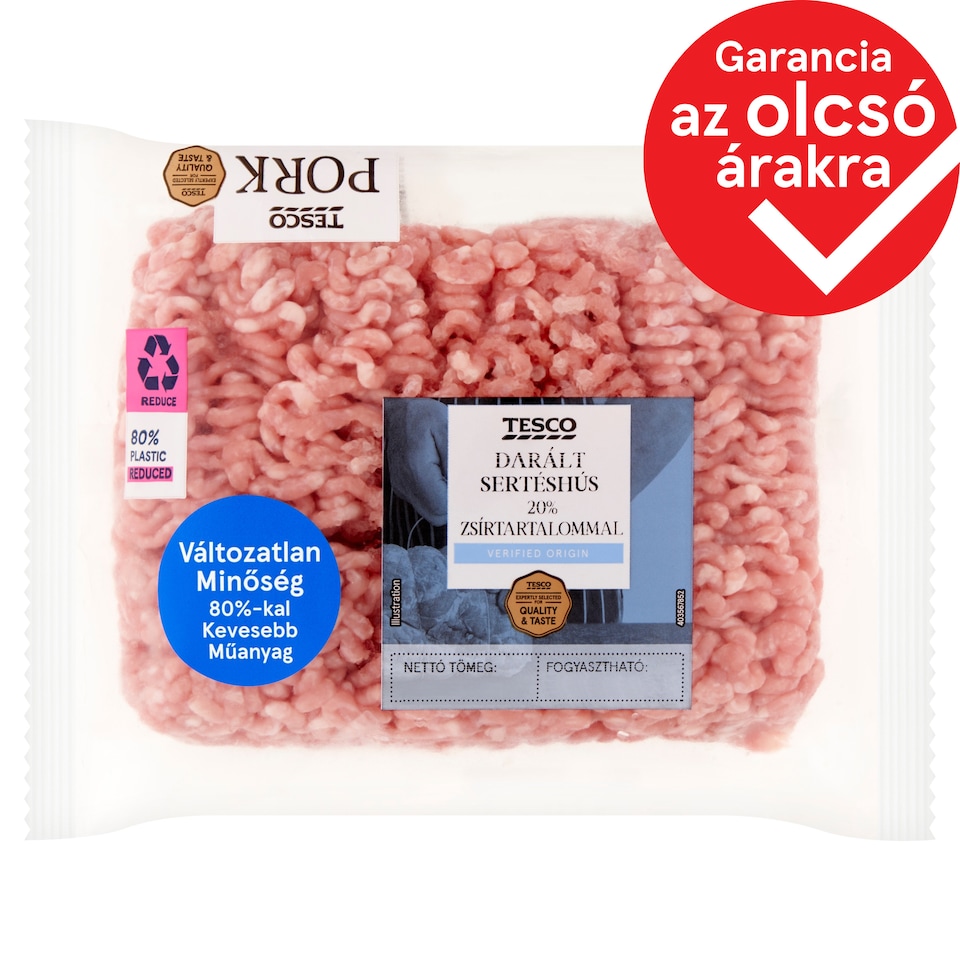 Tesco darált sertéshús 500 g