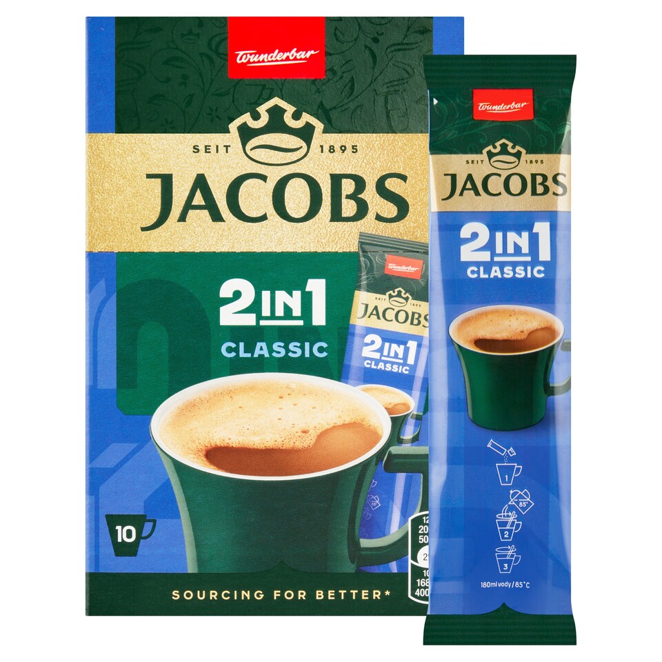 image 1 of Jacobs Classic 2in1 10 x 12.4 g (124 g)