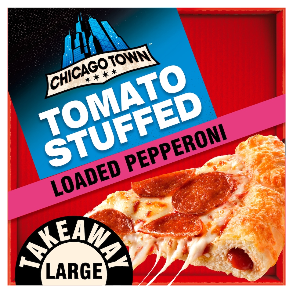 image 1 of Chicago Town Large Takeaway Pepperoni Pizza 645G