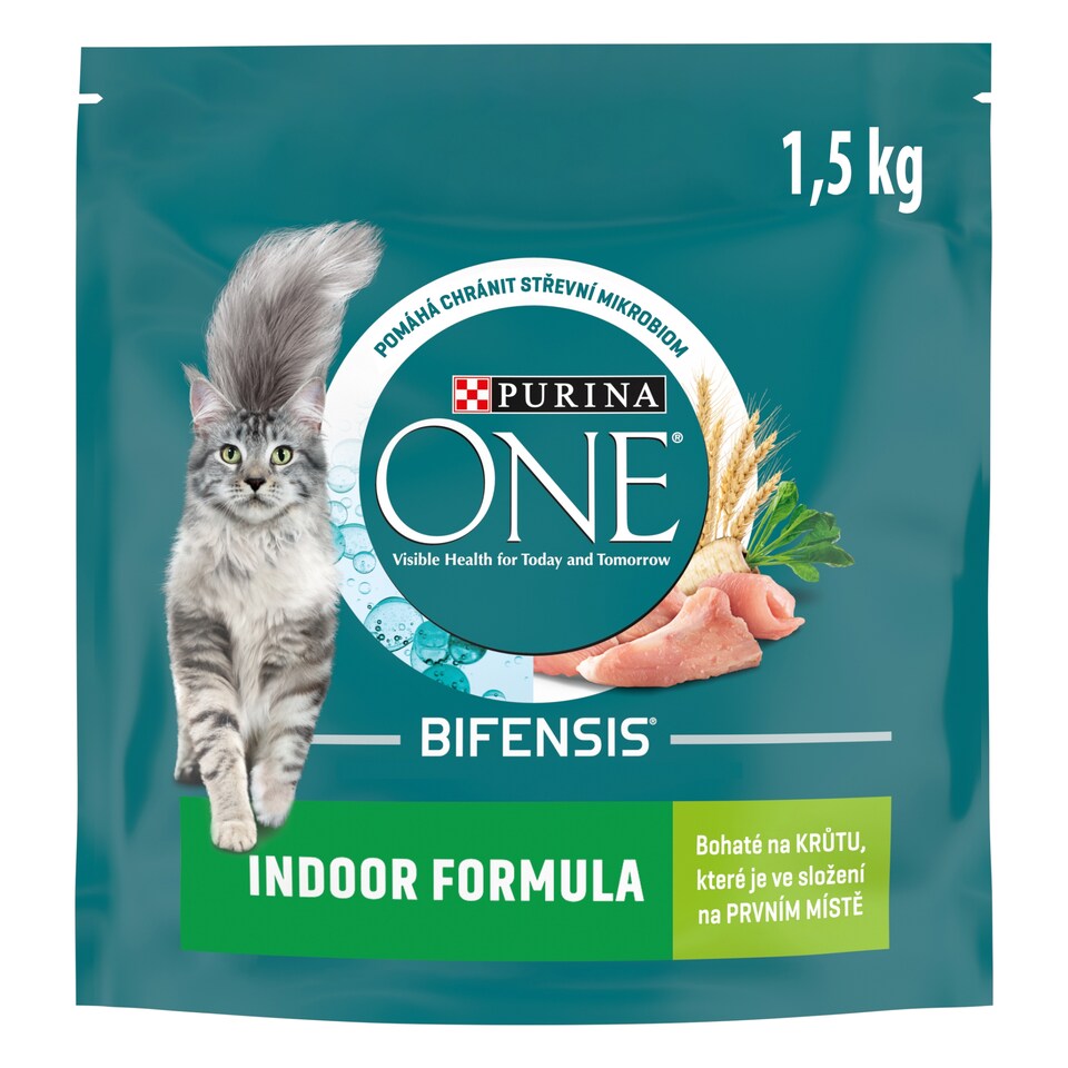 Obrázek 1 pro produkt Purina ONE Bifensis Indoor granule pro kočky krůta 1,5kg