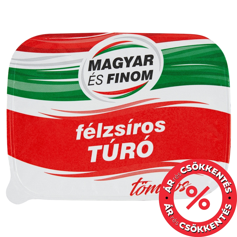 Magyar és Finom tömbös félzsíros túró 250 g