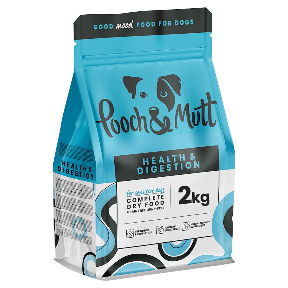 Pooch & Mutt Health & Digestion Complete Dry Dog Food Grain Free 2kg