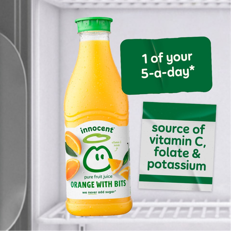 image 1 of Innocent Orange Juice With Bits 1.35 Litre