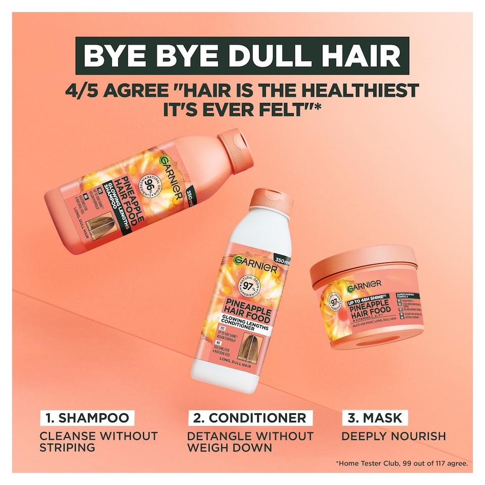 image 1 of Garnier Ultimate Blends Hair Food Pineapple 3In1 Mask 400ml