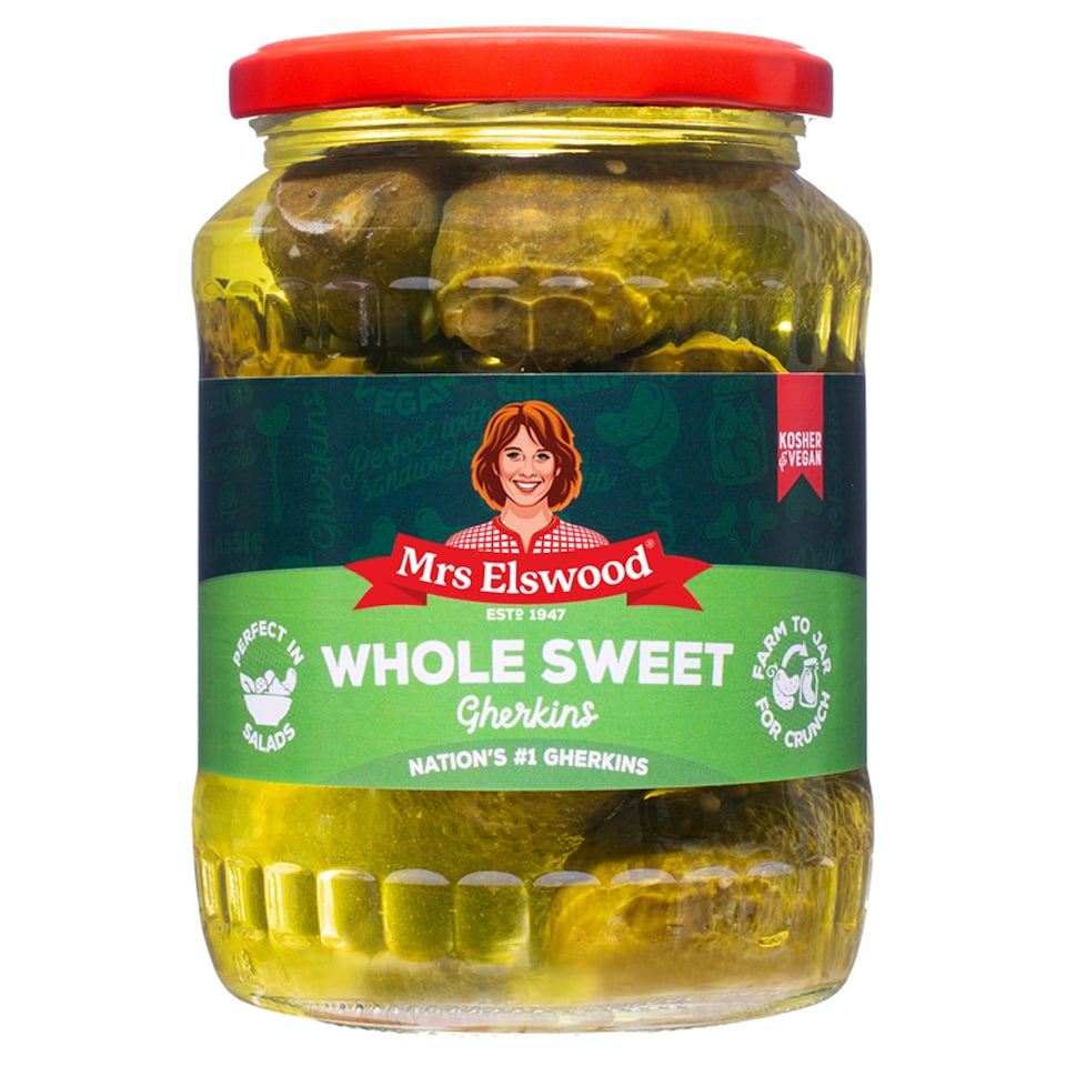 Mrs Elswood Whole Sweet Cucumbers 670G