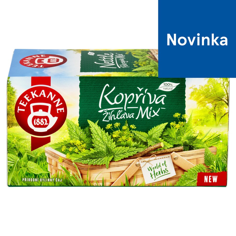 obrázok 1 z Teekanne World of Herbs Žihľava mix bylinný čaj 20 x 1,5 g (30 g)