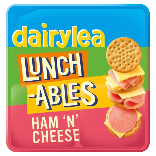 Dairylea Lunchables Ham & Cheese Crackers 83.4G Tesco Groceries