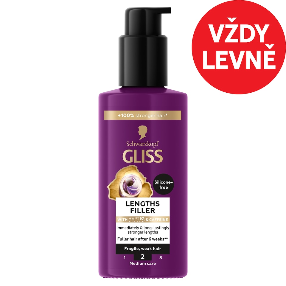 Obrázek 1 pro produkt Schwarzkopf Gliss Full Hair Wonder vlasová péče pro posílení délek 100ml