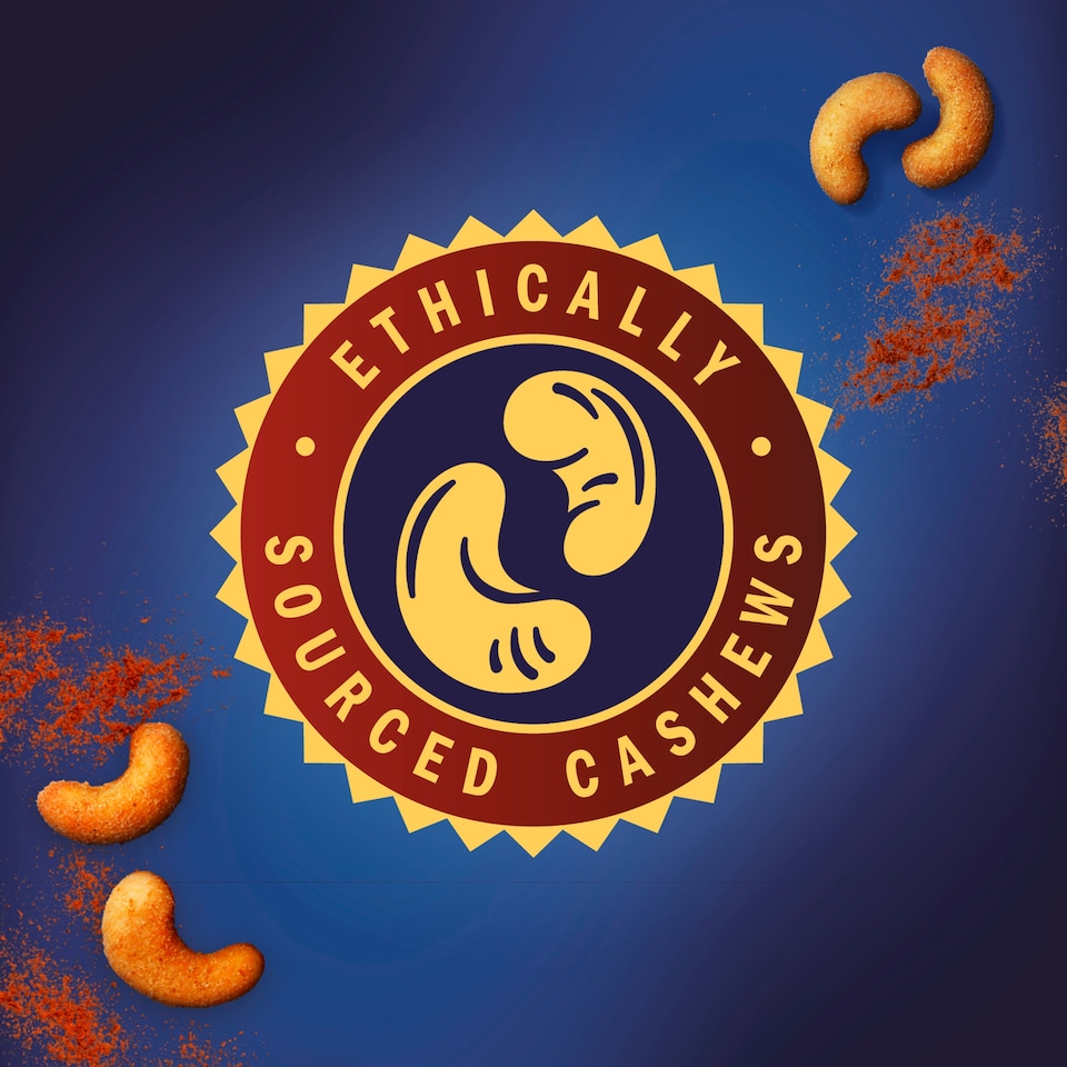 image 1 of KP Signature Smoked Chilli and Red Pepper Cashews 90g