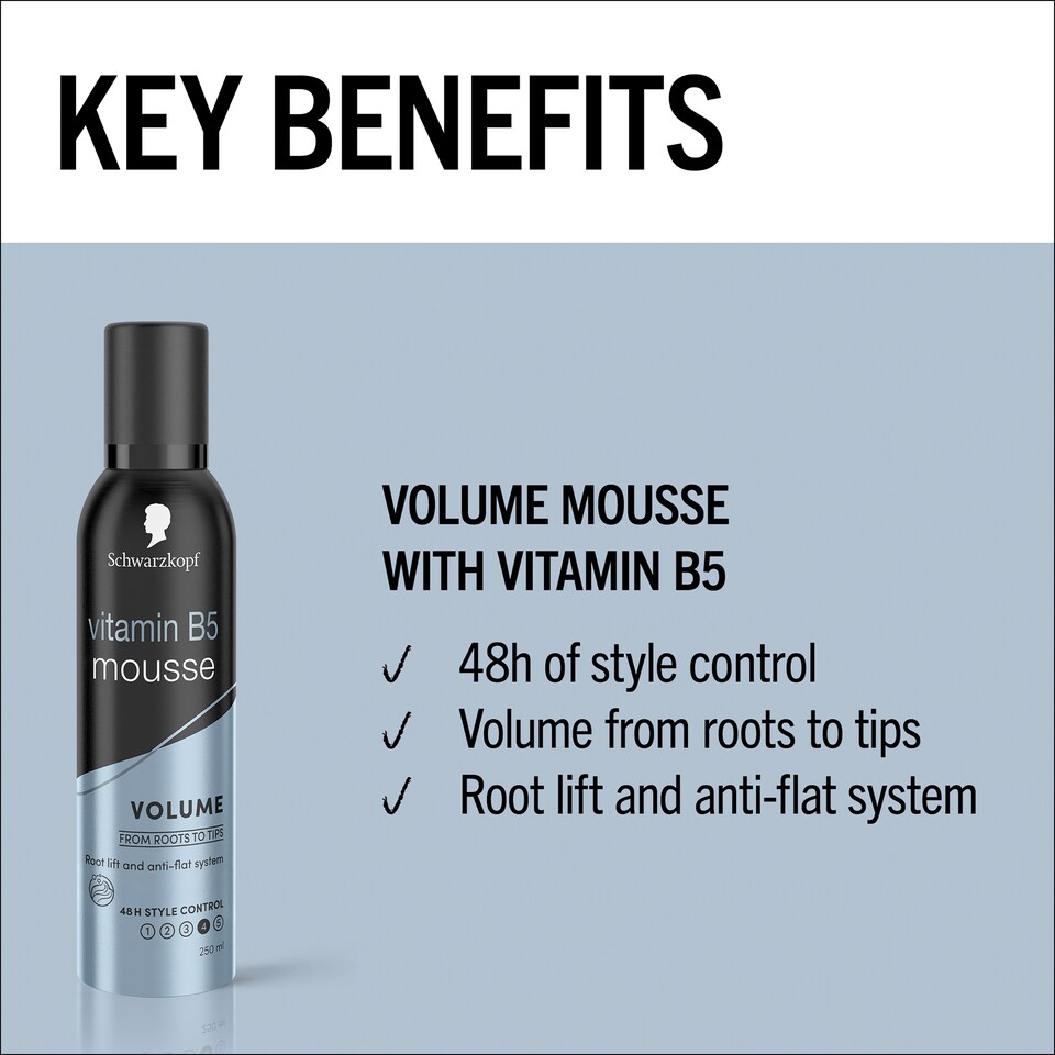 image 1 of Schwarzkopf Styling Volume Lift Mousse 250Ml