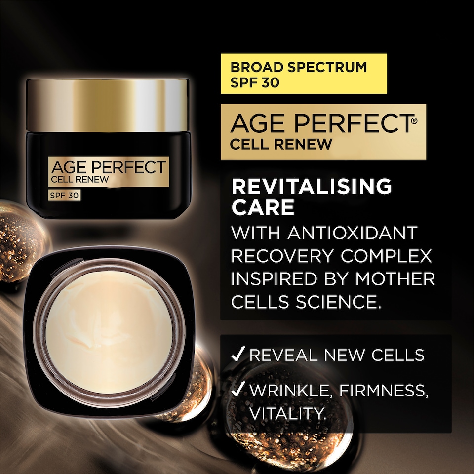 image 1 of L'Oreal Paris Age Perfect Cell Renew Day Cream SPF 30 50ml