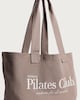 image 2 of F&F Active Weekend Pilates Club Tote Bag in Dark Nude