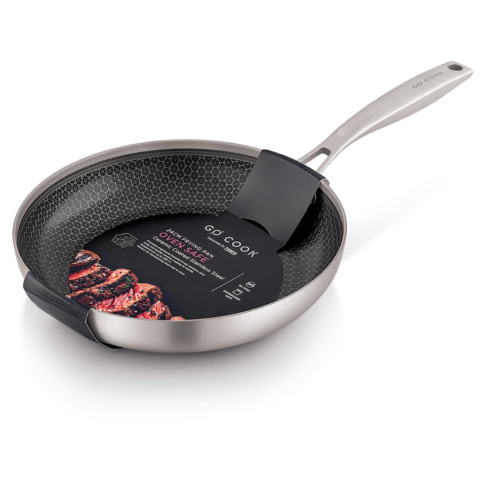 Go Cook 24Cm Triply Oven Safe Frypan
