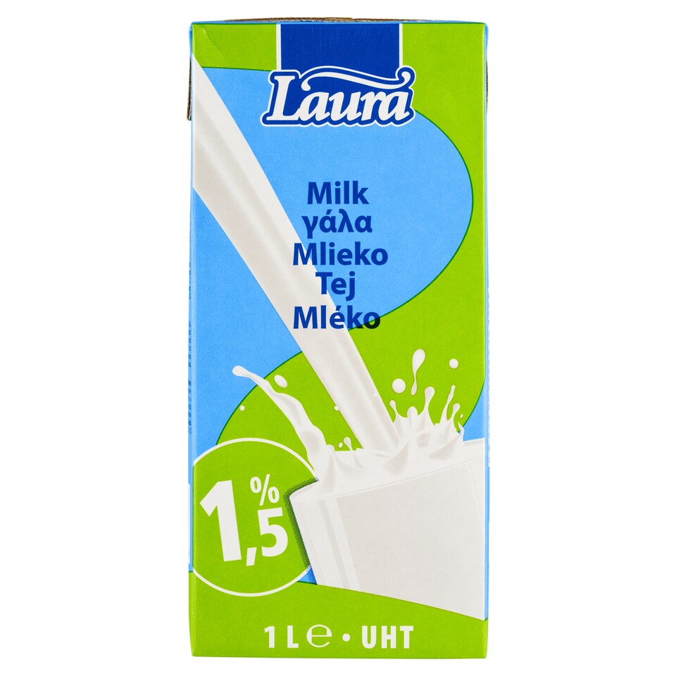 image 1 of Laura Long-Life Semi Fat Milk 1.5% 1 L
