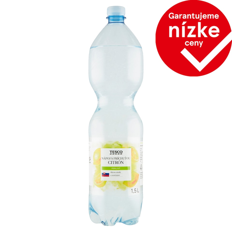 Tesco Sparkling Drink with Lemon Flavour 1.5 L