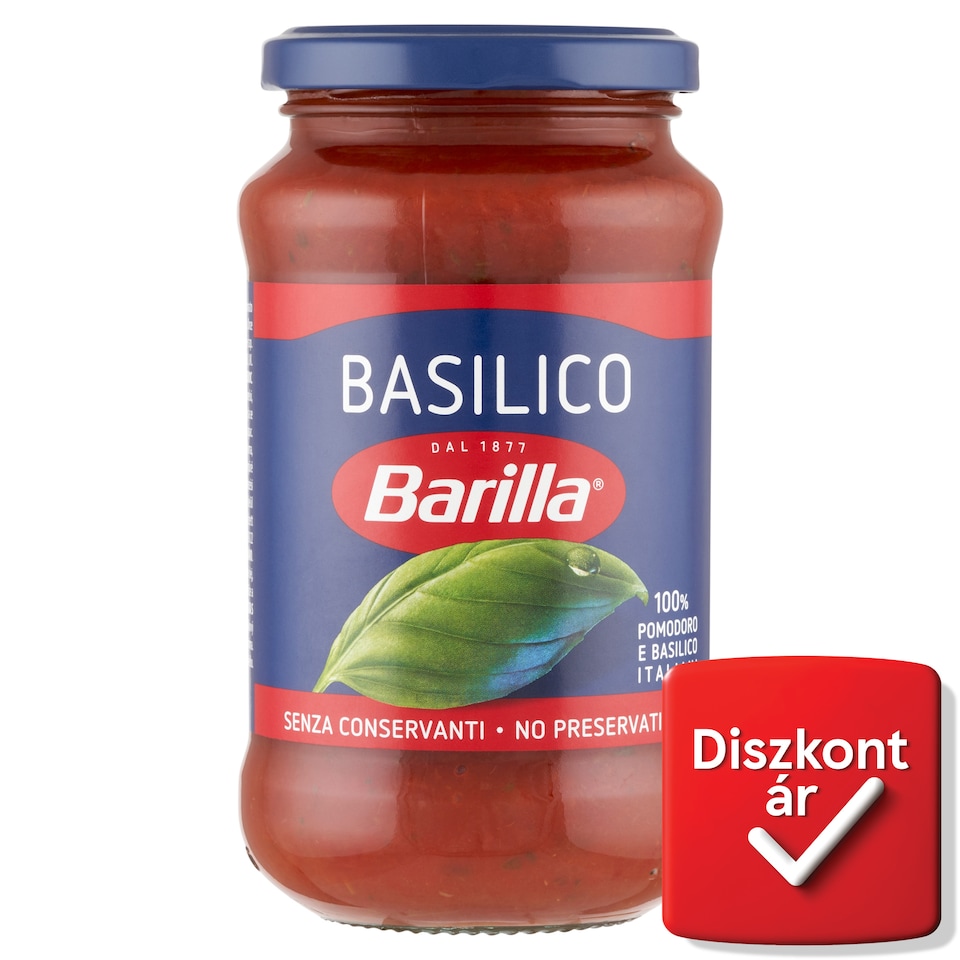 Barilla Basilico paradicsomszósz bazsalikommal 400 g