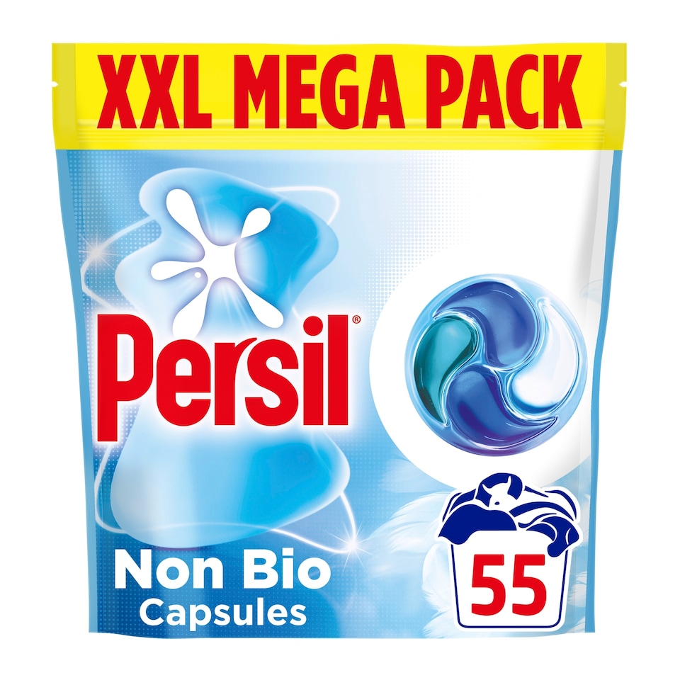 image 1 of Persil Non Bio 4 in 1 Laundry Detergent XXL Mega Pack 55 washes 748g