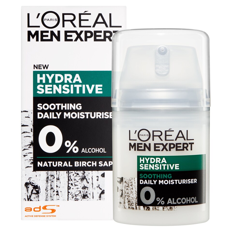 image 1 of Loreal Men 50Ml Hydrating Sensitive Hydrating Cream