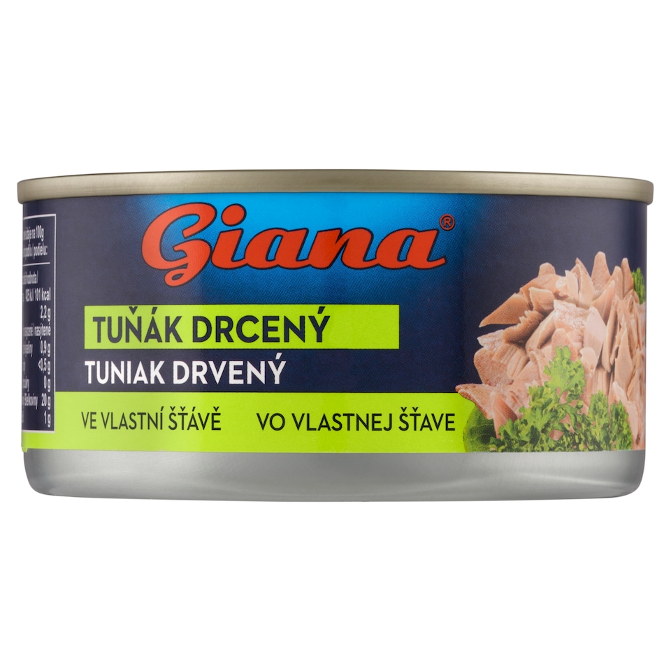 Obrázek 1 pro produkt Giana Tuňák drcený ve vlastní šťávě 170g