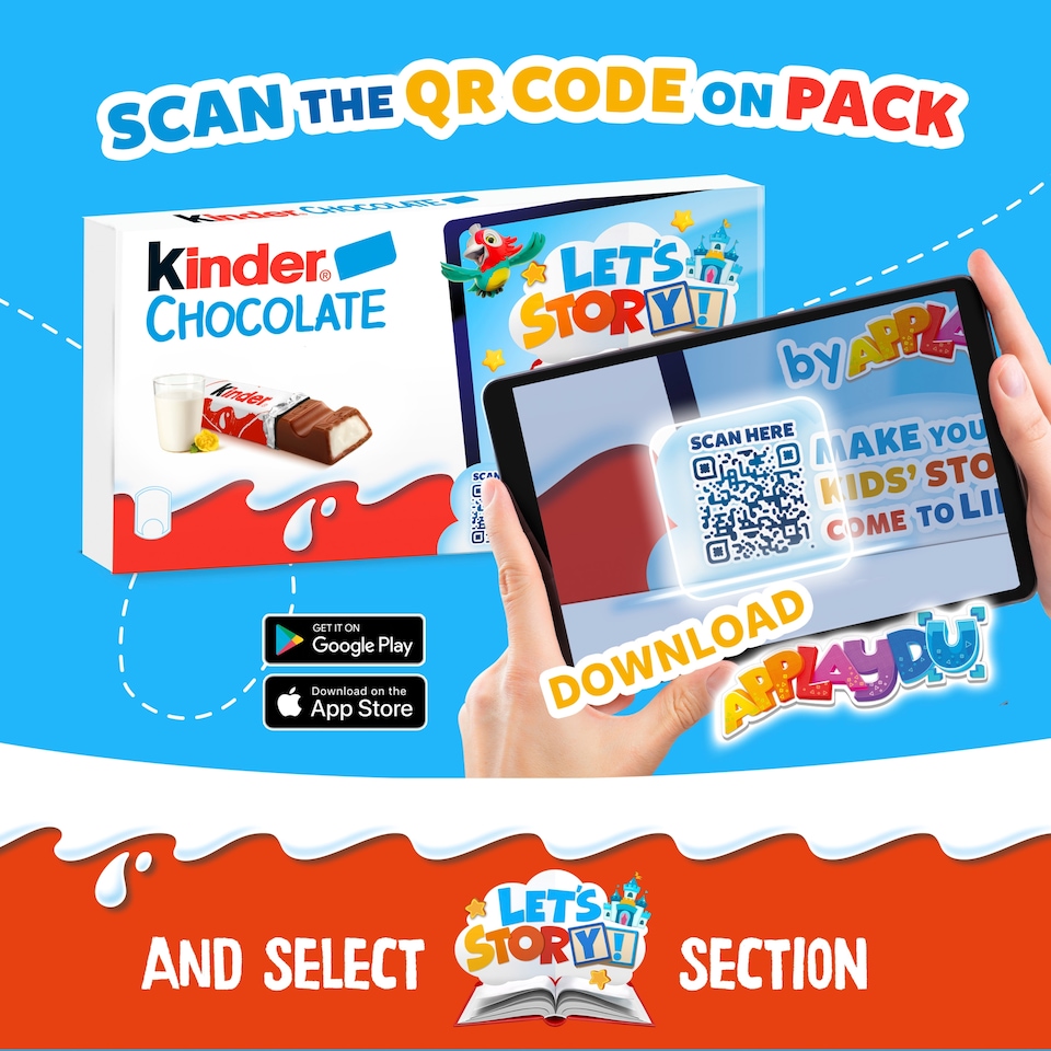 image 1 of Kinder Chocolate Bars Multipack 8 X 12.5g