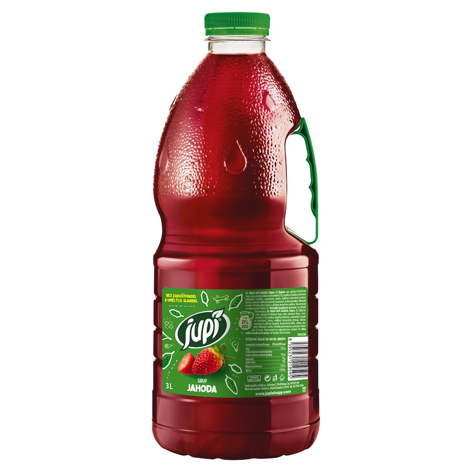 Jupí Strawberry Syrup 3L