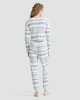 image 3 of F&F Fair Isle Print Top and Joggers Pyjamas in Cream