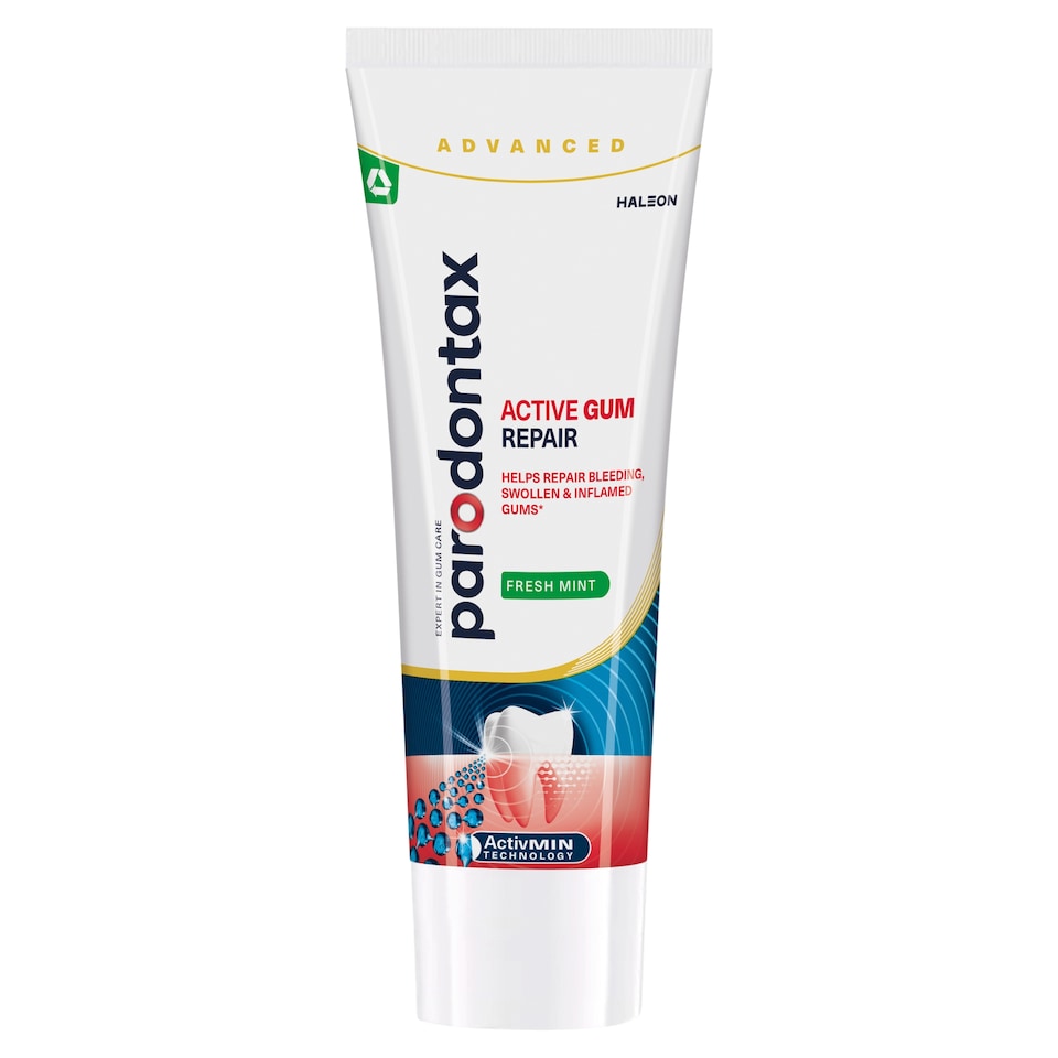 image 1 of Parodontax Advanced Active Gum Repair Fresh Mint Toothpaste with Fluoride 75 ml