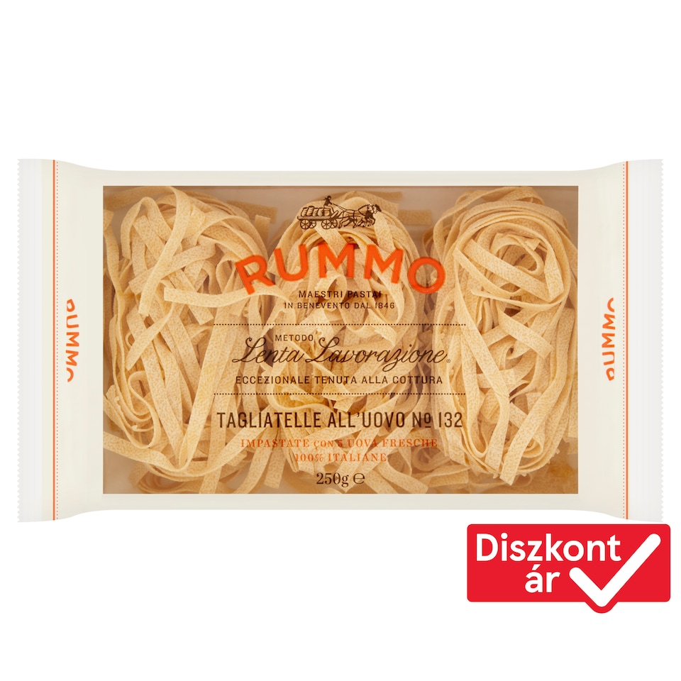 Rummo Tagliatelle 5 tojásos durum száraztészta 250 g