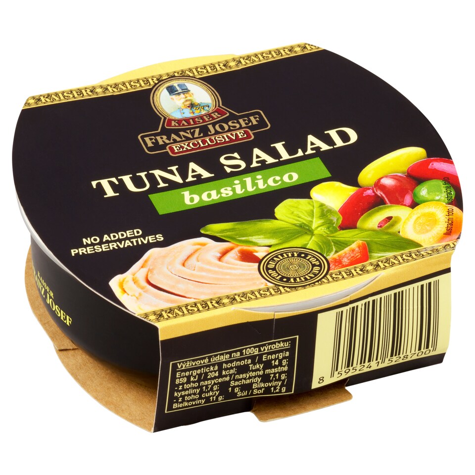obrázok 1 z Franz Josef Kaiser Exclusive Tuniakový šalát Basilico 160 g