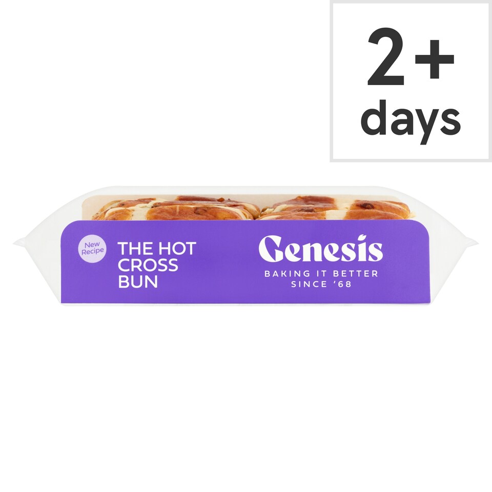 Genesis Crafty Hot Cross Buns 4 Pack