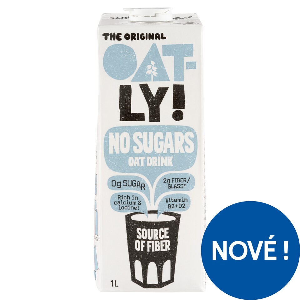Obrázek 1 pro produkt Oatly! Ovesný nápoj bez cukrů 1l